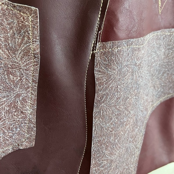 Handcrafted Extra Large Commercial Upholstery Tote with Long Shoulder Strap - Picture 2 of 11